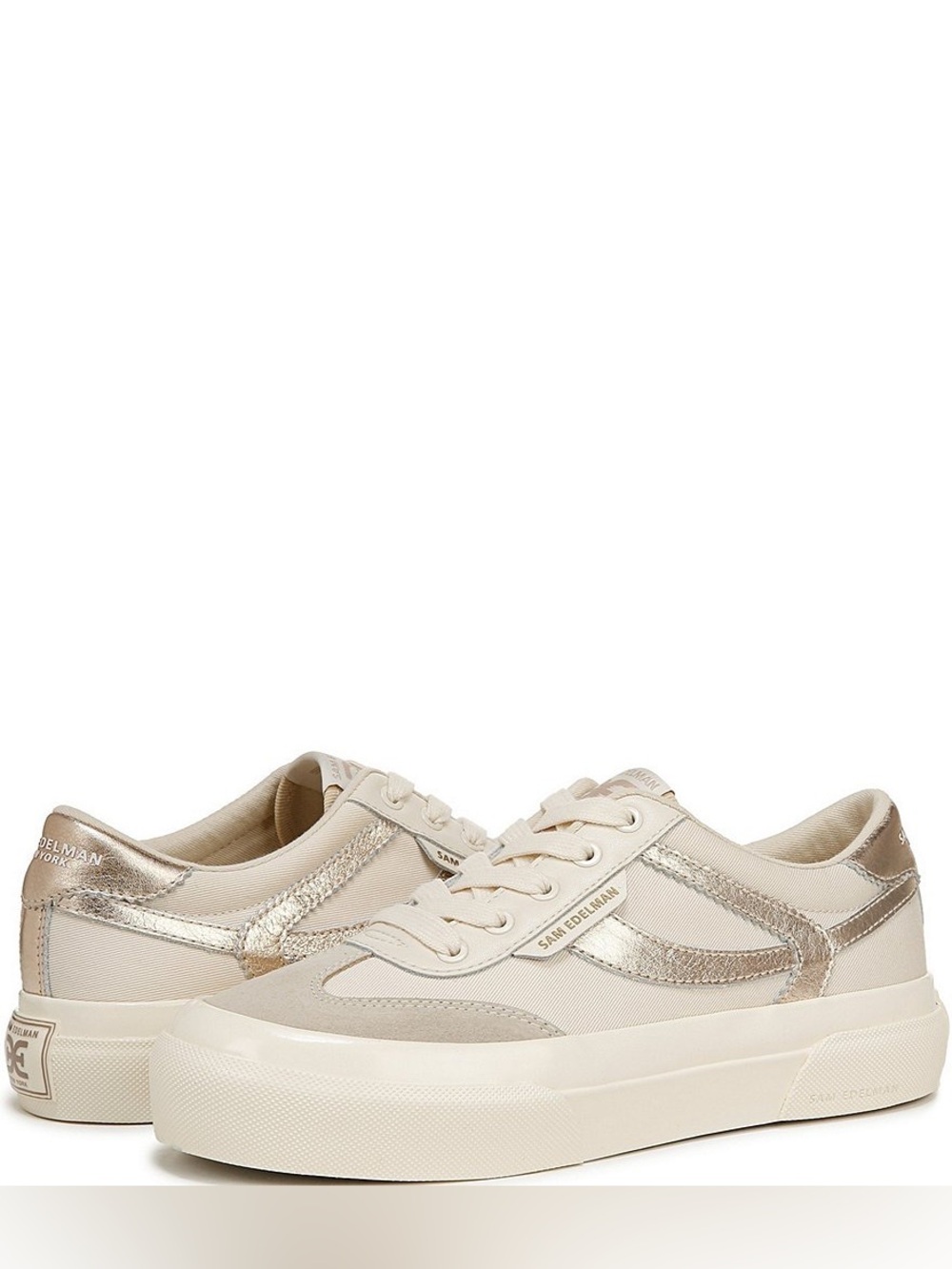 Sam Edelman Simone Suede Leather Platform Lace Up Sneakers